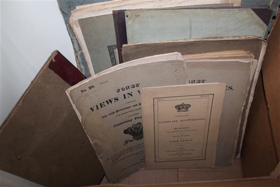 English Scenery folios etc
